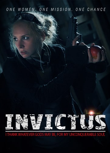 Movie DVD cover - Invictus - Political Thriller. Apocalyptic